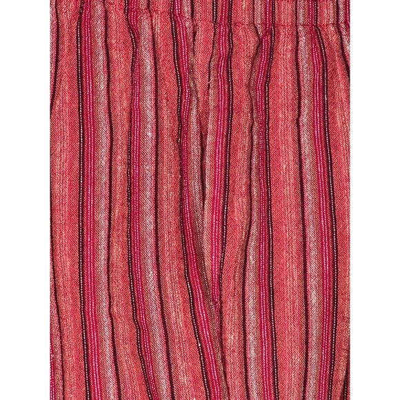 Sag Harbor women’s 1X capris striped elastic waist wide leg colorful pocket - Picture 10 of 12